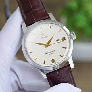  Đồng Hồ Nam Omega JAPAN WATCH Dây Da Màu Nâu Thiết Kế Kim Trôi Mặt Tròn Đơn Giản Chống Nước - Đẹp Giá Tốt 2024 