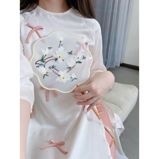 Áo dài bigsize và quần dài kèm mấn