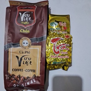Cà phê chồn ưu Việt 500g *1goi trà đặc sản thái nguyên 50g