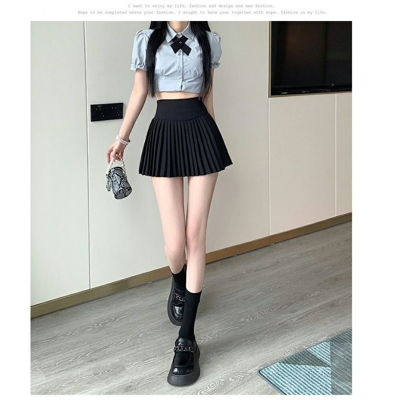 Chân Váy Xếp Ly Xoè Chữ A Váy Ngắn Midi Cao Cấp,Chân Váy Công Sở, Chân Váy Tennis Đẹp Hàn Quốc Năng Động Đen Trắng-034HQ | BigBuy360 - bigbuy360.vn