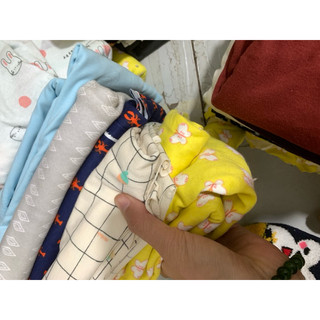 Vải thun cotton may đồ cho bé - mẹ tập may