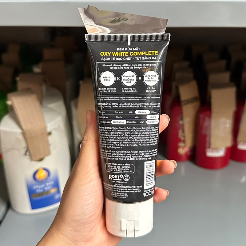 Sữa rửa mặt Oxy 100g