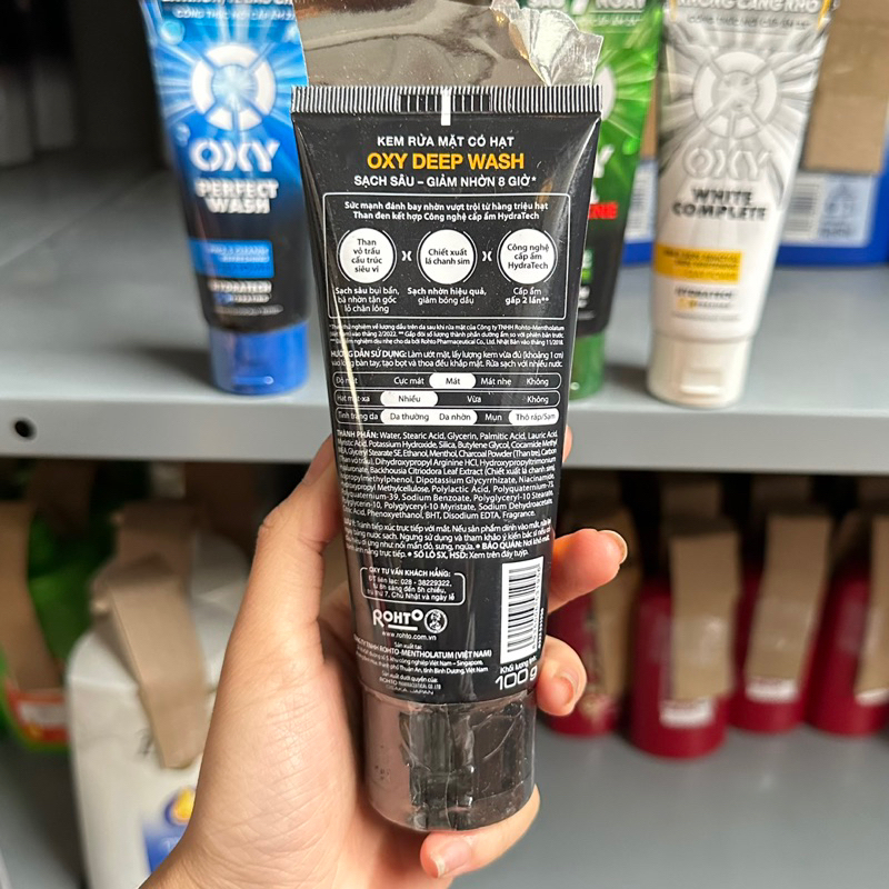 Sữa rửa mặt Oxy 100g