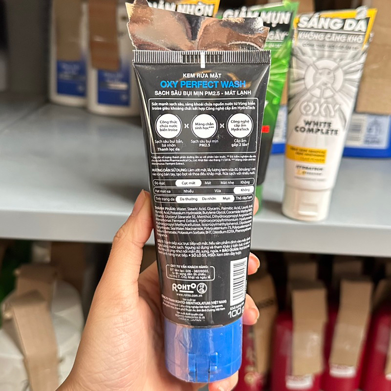 Sữa rửa mặt Oxy 100g