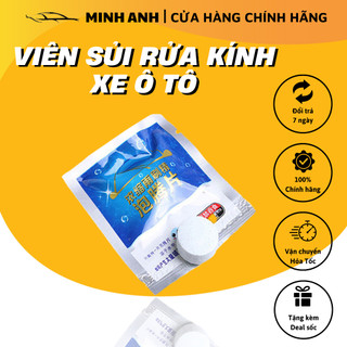 . Viên Sủi Rửa Kính Ô Tô Xe Hơi Tiện Dụng (1 viên = 4L) .
