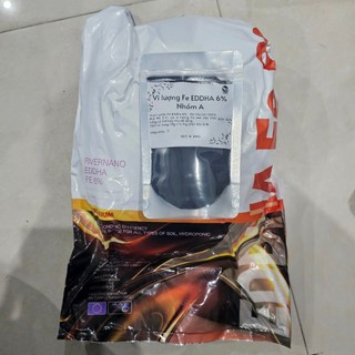 Vi lượng sắt eddha fe 6% - dùng để pha thủy canh, phân bón lá 100g
