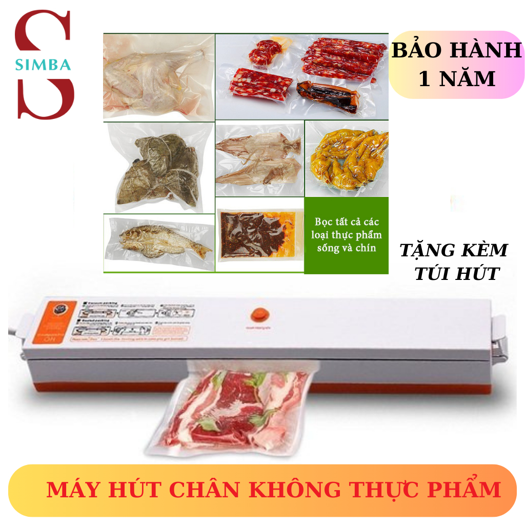 Máy hút Chân Không Thịt Cá Fresh Pack Pro, Máy hút chân không thực thực phẩm CAO CẤP SIMBA-SHOP