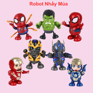 Robot dancer rô bốt nhảy múa ngộ nghĩnh phát nhạc vui nhộn đèn sáng lấp lánh chất liệu cao cấp