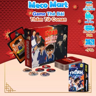 Bộ Trò Chơi Thám Tử Lừng Danh Conan Hồi Kết, Conan Thính Halloween BoardGame Thẻ Bài Nhập Vai Suy Luận cực chất MecoMart