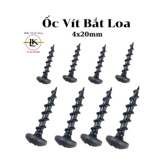 Ốc vít bắt loa 4x20mm túi 100g=70-75con - điện tử lk shop