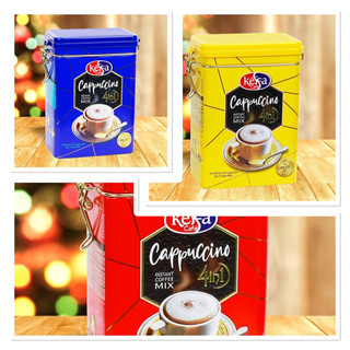 Cafe hoà tan 4in1 Keffa Cappuccino hộp thiếc 160g