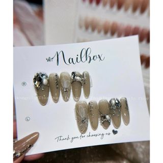 sét phụ kiện thanh mix móng nail