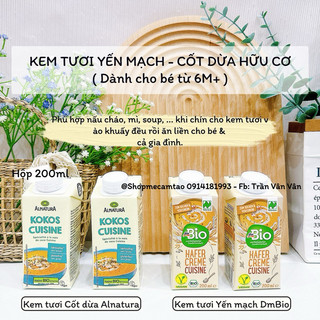 (Date: 2-4/2025) Kem tươi yến mạch hữu cơ EnerBio / Dmbio - 200ml