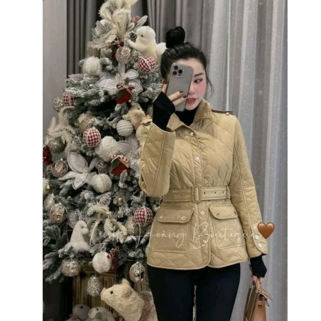 Áo phao burberry trần trám siu đẹp