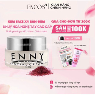 Kem Dưỡng Trắng Da Mặt SAFFRON Dưỡng Ẩm Phục Hồi Da Ban Đêm FACE X4 ENNY 40 Gram Tặng 3 Quà