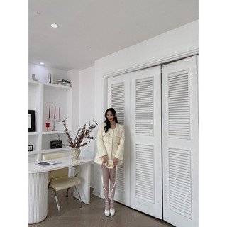Khoác dạ lông cúc ngọc 528