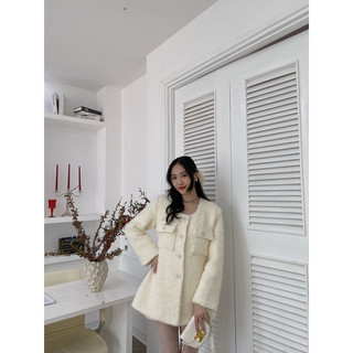 Khoác dạ lông cúc ngọc 528