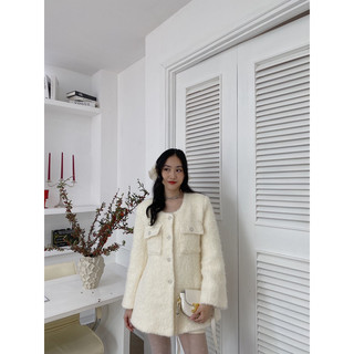 Khoác dạ lông cúc ngọc 528