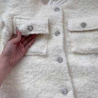 Khoác dạ lông cúc ngọc 528