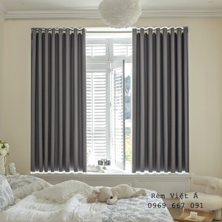 Rèm Lỗ Khoen May Sẵn { Rộng 1,3m x cao 1,8m }Treo Cửa Sổ, Đa Dạng Màu Sắc,Mẫu Mã - Rèm Việt Á