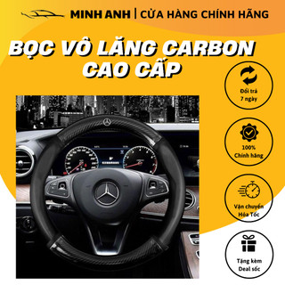 . [Rẻ Vô Địch] Bọc Vô Lăng Carbon cao cấp - Chống Trơn, Chống Trượt - Bọc Volang Full Logo Các Hãng giá tại xưởng .