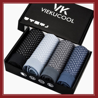 Hộp 4 Sịp Đùi Boxer Thông Hơi Cao Cấp VEIKUCOOL