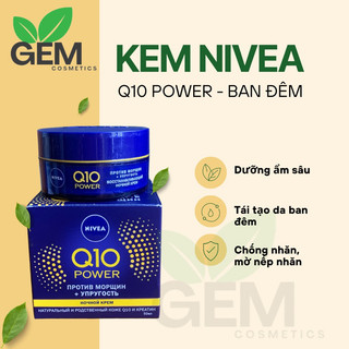 Kem dưỡng ẩm chống nhăn Nivea Q10 hàng Nga 50ml 8/24