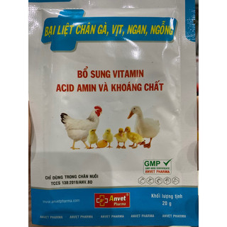 Bại liệt chân gà, vịt, ngan, ngỗng - anvet