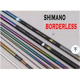 Cần Câu Tay Shimano Borderless Limited Bản K - Độ Cứng 4,5h - Tặng 1 Ngọn phụ