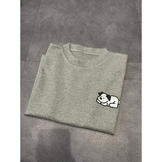 ÁO BABYTEE XÁM HÌNH CHÓ TRẮNG LUMIHOUSE H96