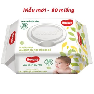 Khăn ướt Huggies không mùi 80 tờ