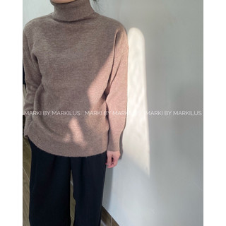 MARKI/ ÁO LEN OVERSIZED CỔ LỌ DÀI TAY A538