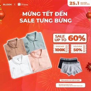 Áo thun polo nam blook - mã 35656