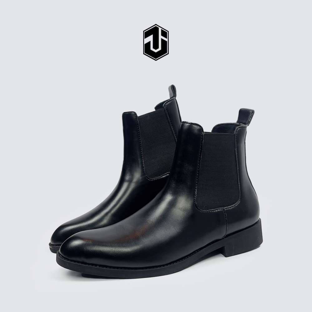 Giày Chelsea Boot Nam Cao Cổ J1, Chelsea Boot Da Nguyên Tấm Phong Cách Sang Trọng Lịch Lãm