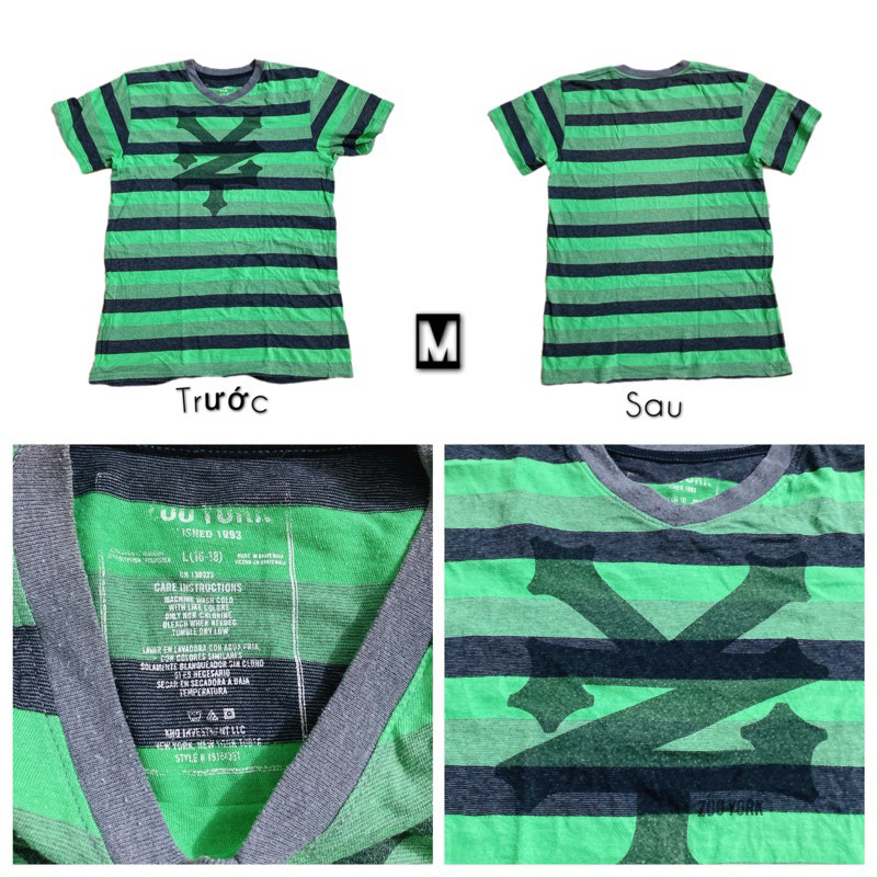 Áo thun màu Mỹ 2hand