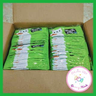 Bán sỉ cả thùng Snack Mèo yêu cá Hằng Đại 10 bịch 30 gói thơm cay hấp dẫn, đồ ăn vặt cổng trường hot nhất