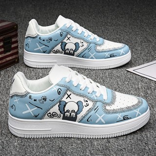 Giày Thể Thao Nam Sneaker Phối Hình Gấu Thời Trang 2024