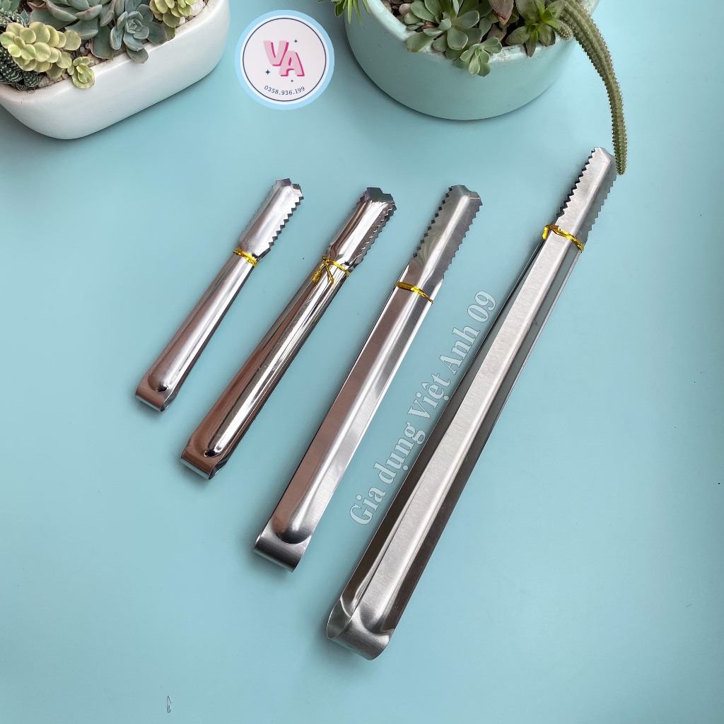 Kẹp inox gắp thức ăn , gắp đá , gắp đồ nóng