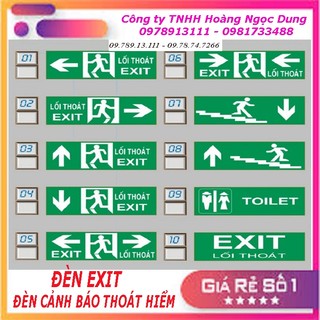 Đèn exit thoát hiểm , đèn chỉ dẫn lối thoát , đèn thoát hiểm phòng cháy chữa cháy