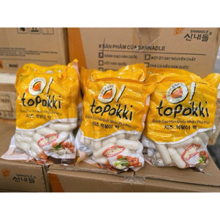 Bánh Gạo Tokbokki Nhân Phô Mai Hàn Quốc 500gr (Giao hỏa tốc tphcm)