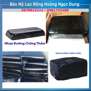 Nhựa đường chống thấm gốc Bitum, nhựa đường dẻo chống thấm (bịch 1kg)