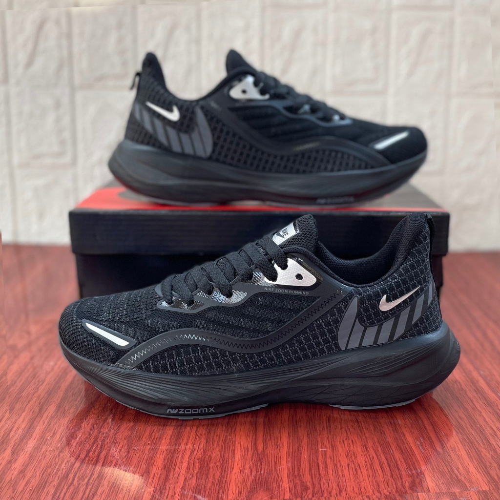 (sale sốc) Giày nam, giày chạy bộ nam màu xám bền bỉ, năng động