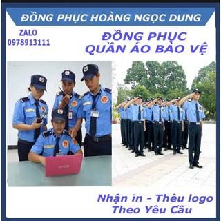 Quần áo bảo vệ đủ bộ cộc tay xuông, đồng phục quần áo bảo vệ may sẵn, quần áo bảo hộ lao động ngắn tay xuông