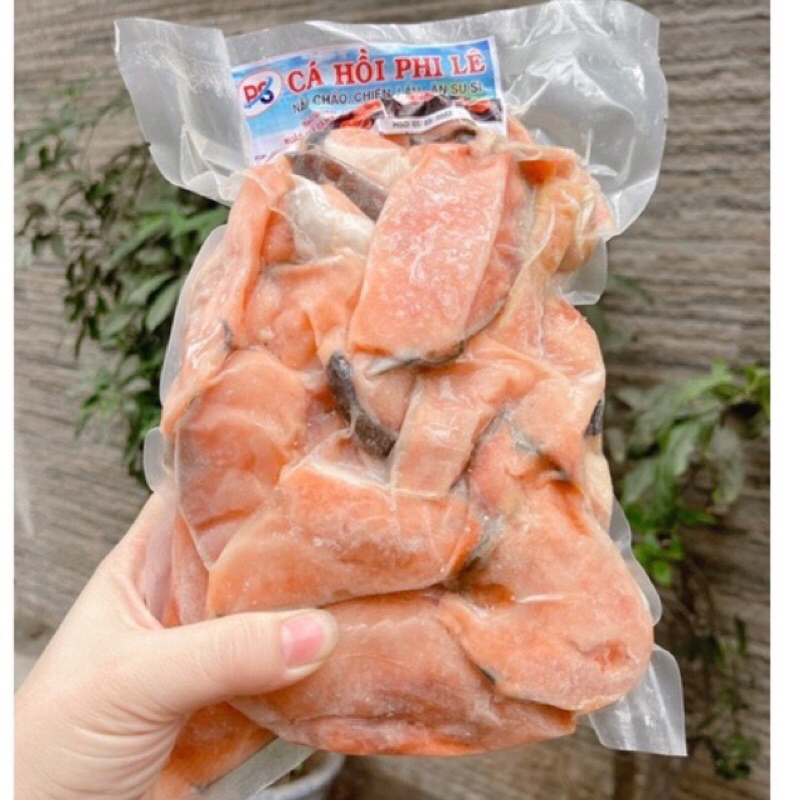 Cá hồi phile miếng vụn 500g