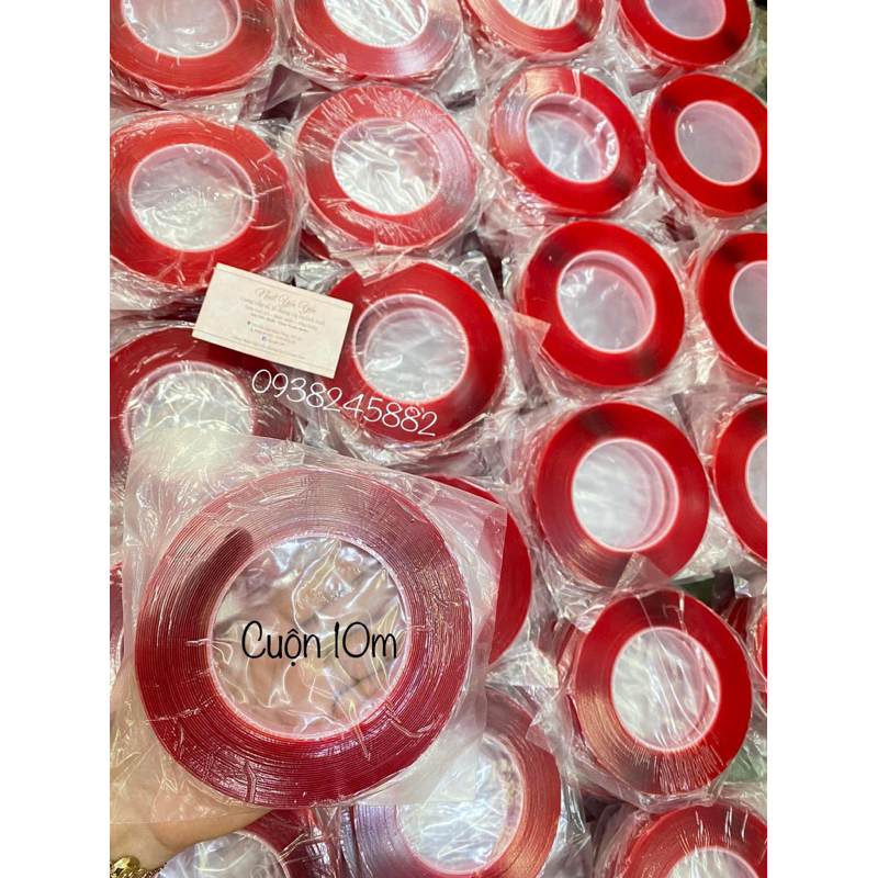 Băng keo đỏ đa năng cắt sẵn