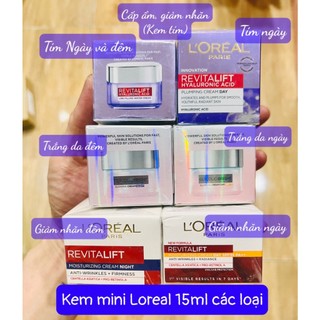 Kem dưỡng da mini L'oreal Paris các loại