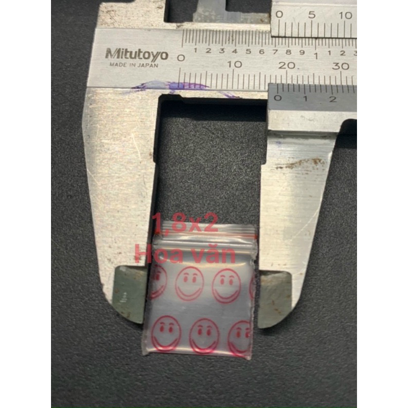 Túi zip mini hoa văn