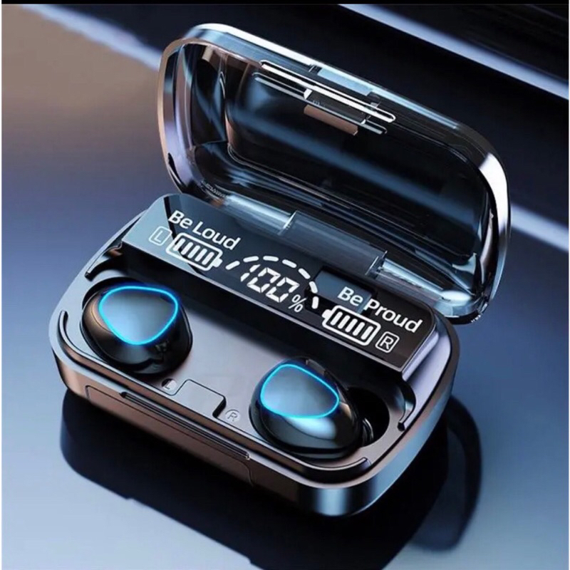 Tai nghe Bluetooth M10 bản Pro, pin trâu 3000mah, chống nước ipx7, nút cảm ứng screen Led Gaming âm thanh 9D bas căng