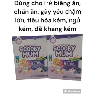 Thymomodulin Scooby mum hộp 20ông giúp tăng cường tiêu hóa,giúp ăn ngủ ngon, nâng cao sức đề kháng