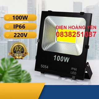 Đèn Pha Led 100w COB 5054 Đủ Công Suất Ánh Sáng Trắng - Vàng
